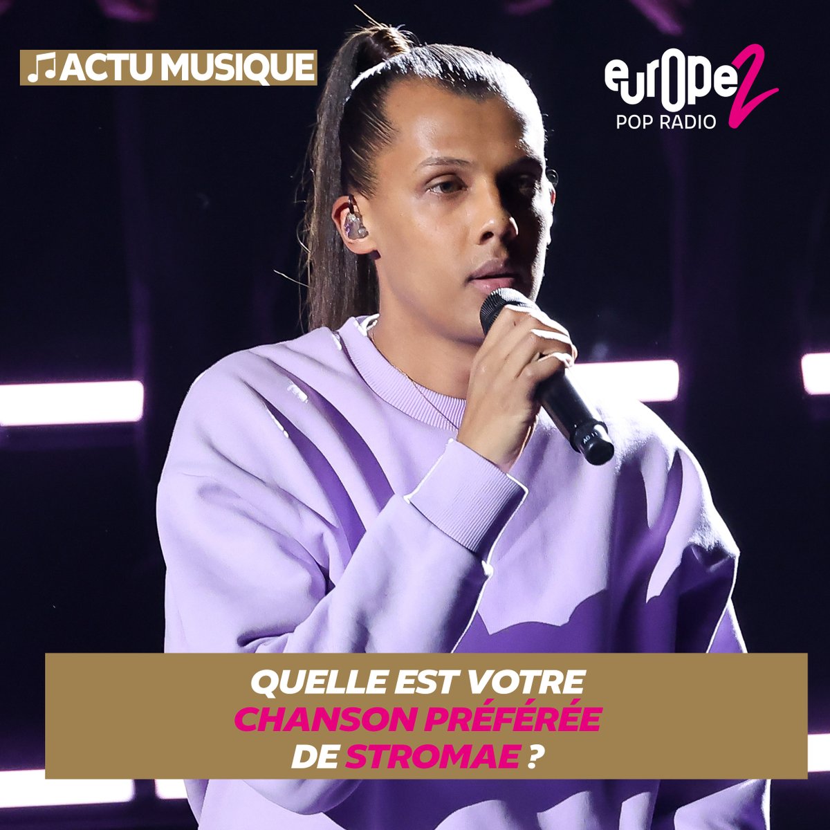 Europe2's tweet image. Quelle est d'après vous la meilleure chanson de @Stromae ? 🎤