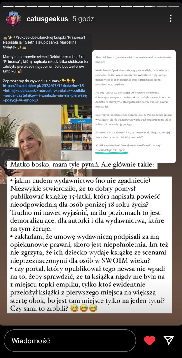 azarabooks's tweet photo. Czy to są jakieś żarty? To już przestaję być kurwa śmieszne #TwitteroweKsiazkary https://t.co/4tZjjzpVbx