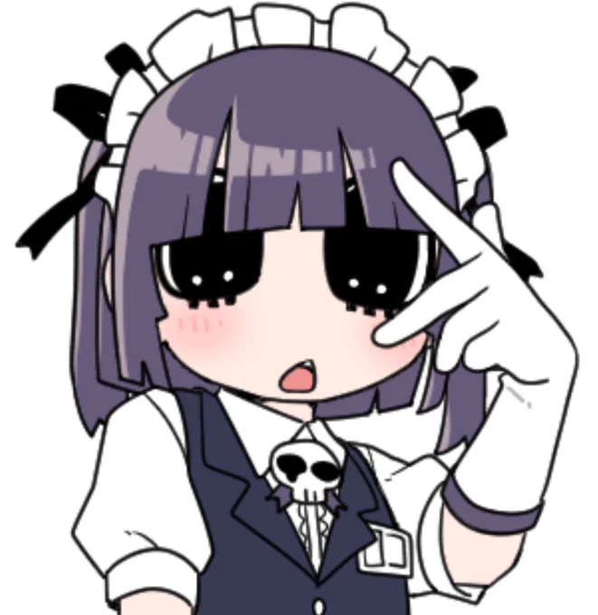 ツインテールの時短くてくくりきれてない襟足の髪がこだわりポイントです