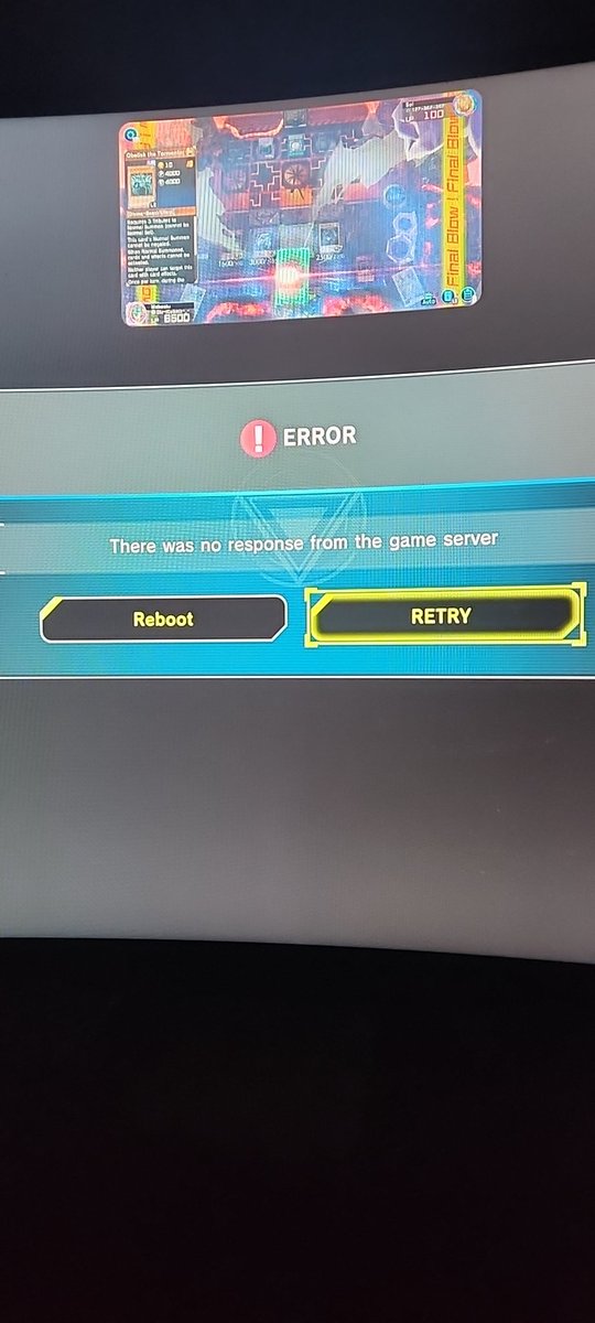 slashkiller12's tweet photo. @YGOMasterDuel my game won't load and comes up error please help https://t.co/UsEBJZNhYi