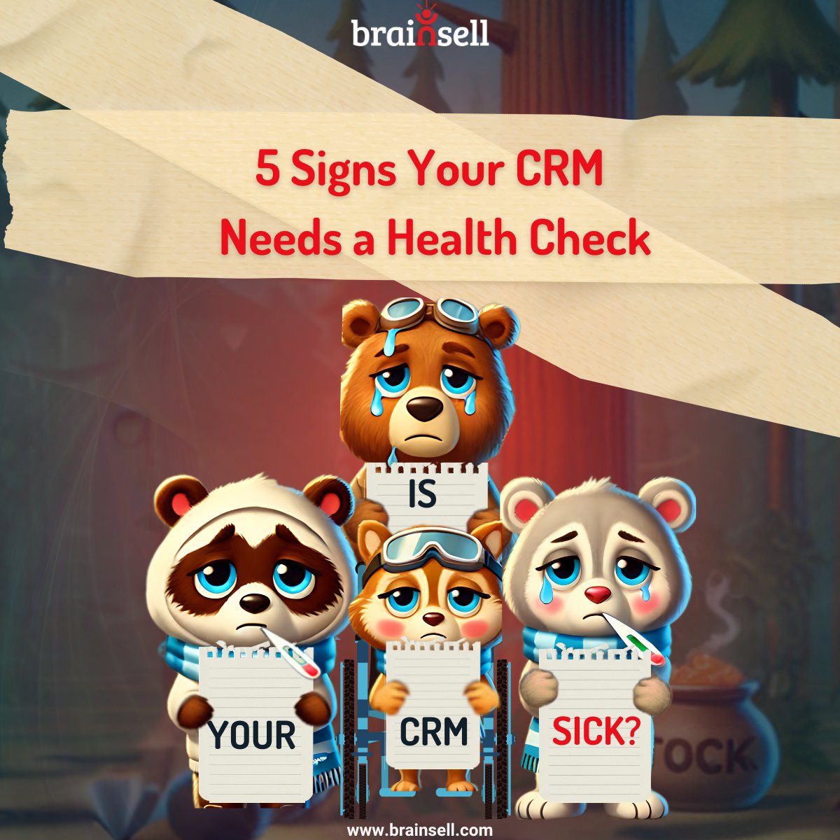 Is your #CRM sick? Check out 5 signs that it’s time to seek treatment. Don't let an unwell CRM hinder your success! 

Schedule your Comprehensive CRM health checkup with <a href="/BrainSell/">BrainSell</a> today!  okt.to/pxnf65