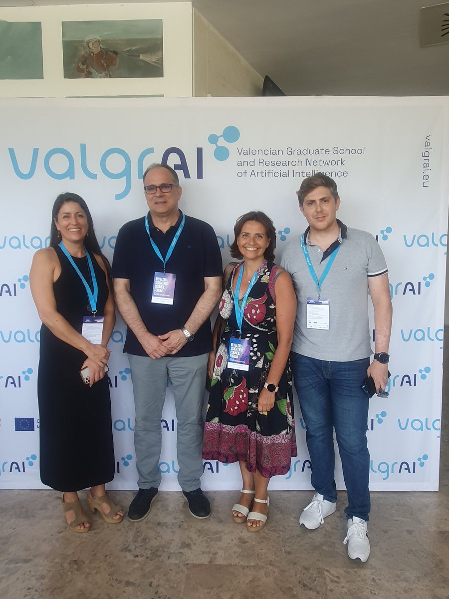 CrisBaixauliF's tweet photo. Equipo @dinapsis @CETAQUA en el III @Valgrai Scientific Council Forum:
@AnguianoFJ y @Guille_Mas   ponen en valor el modelo de @infoHIDRAQUA para la gestion eficiente y sostenible del #agua a traves  #IA 
@UPV https://t.co/Qv5r9PmCNy