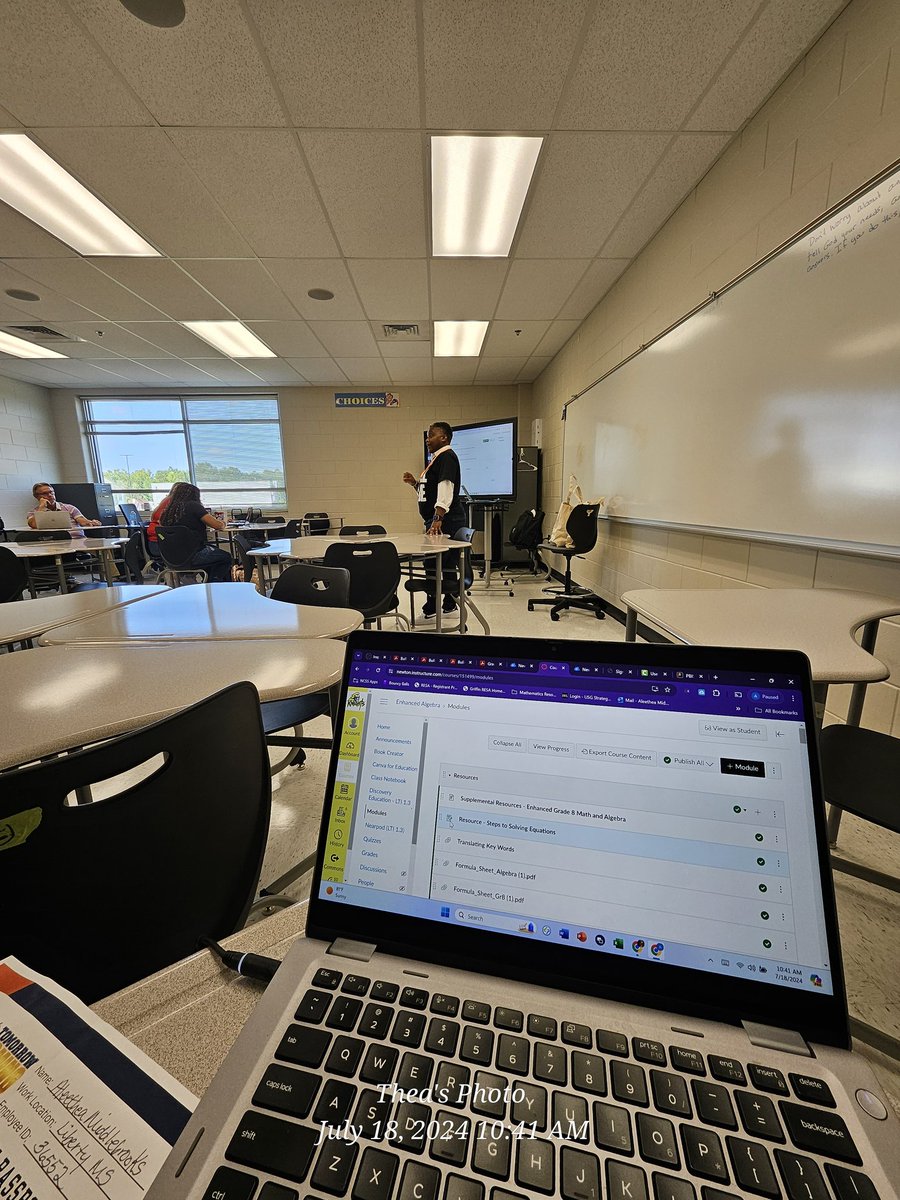 MsTheaTeachMath's tweet image. Great Session with Dr. Angela Wood, Canvas Level 3- Mastery Path
#T4THOMECOMING24 
#READYSETTECH
