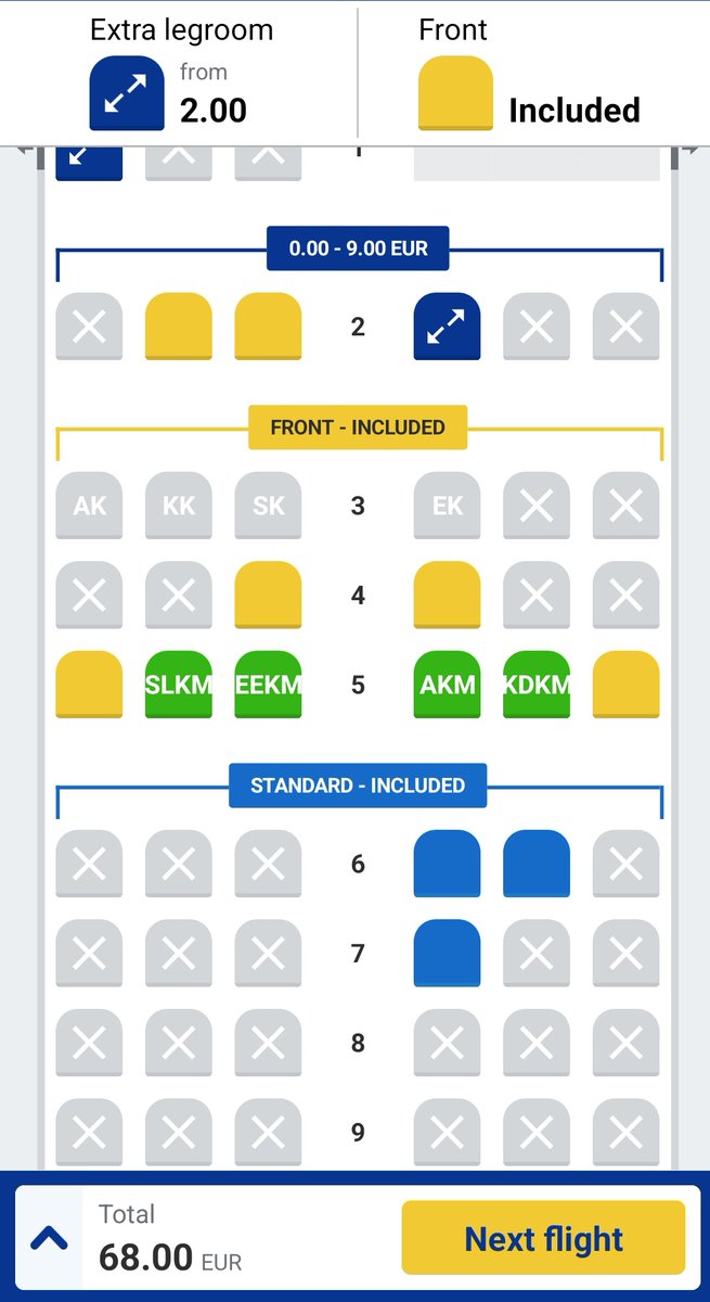 alikavanagh's tweet photo. @Ryanair query re seats, flying solo with 3 children next week. Already paid €80 for seats when booking. Looking for a slight change (2+2 in a row instead of 3+1) it says free to change seats then Looking to charge an additional €68. Baffled, would love some insight in to this https://t.co/MjFW1otKzO