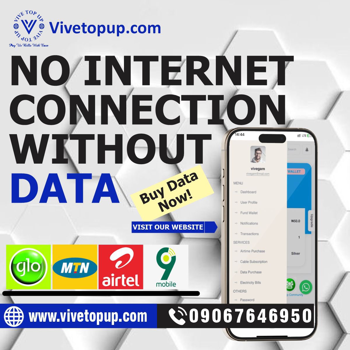 ViveTopUp:Buy Cheap Data tweet media