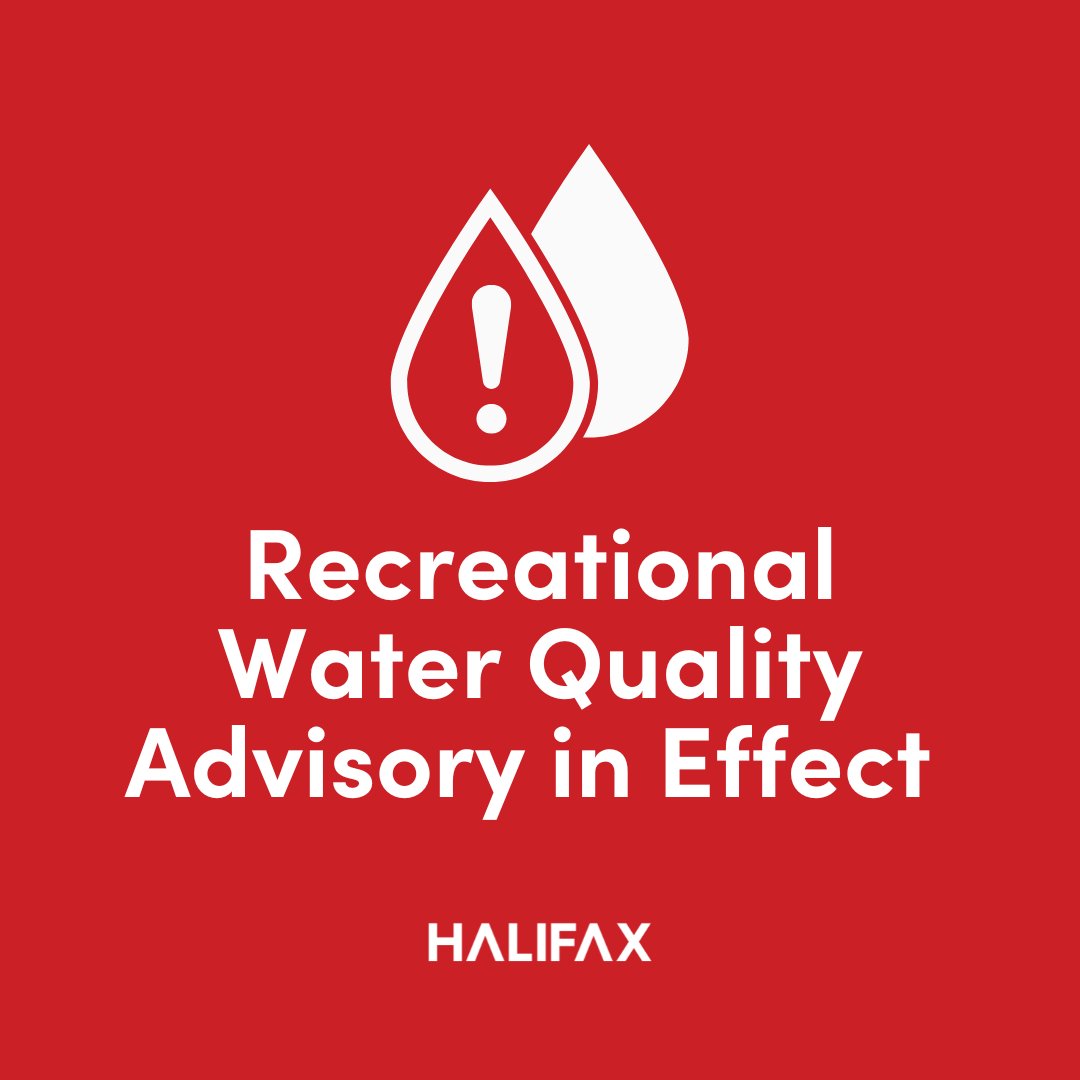 hfxgov's tweet photo. Please be advised that a recreational water quality advisory is in effect at Birch Cove Beach, Penhorn Beach, Springfield Beach, Shubie Park Beach until further notice due to high bacteria levels in the water. Details: https://t.co/t8oWUowCBJ https://t.co/t48ihVw9pg
