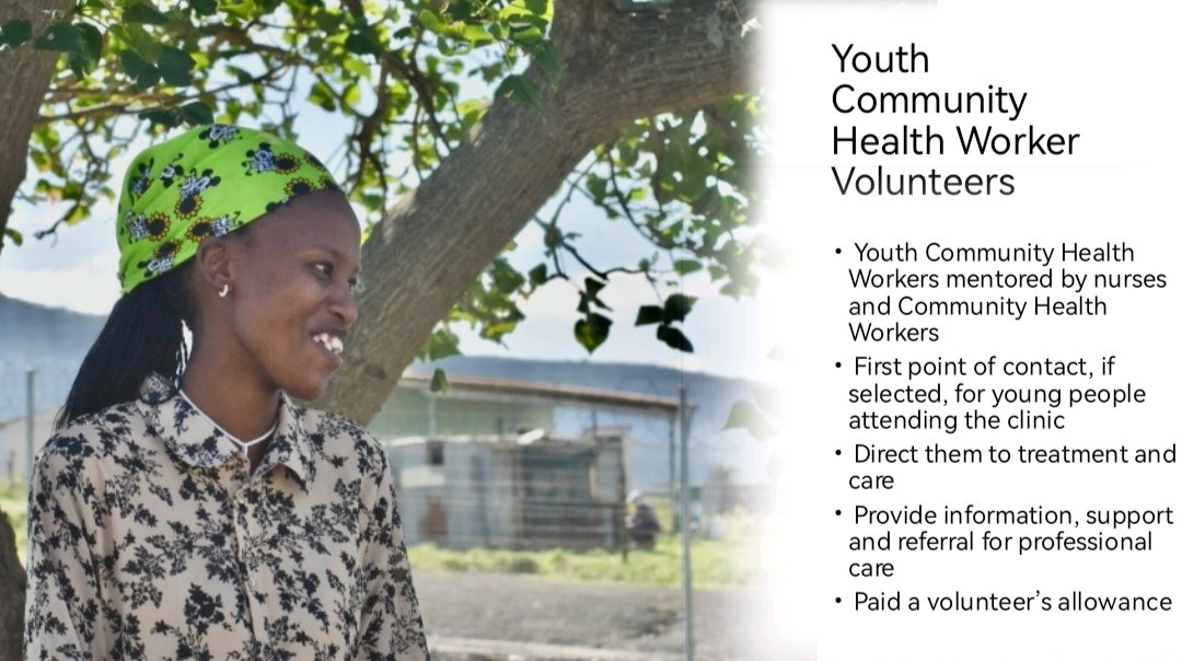 𝗨𝗯𝘂𝗻𝘆𝗲. 𝗧𝗼𝗴𝗲𝘁𝗵𝗲𝗿 𝗶𝗻 𝗟𝗲𝗮𝗱𝗲𝗿𝘀𝗵𝗶𝗽

There are YCHWs at each of the 5 clinics that are mentored and trained by Ubunye.
These YCHWs provide assistance on a range of health and wellness issues for young people that come to clinic.
<a href="/ViiVHC/">ViiV Healthcare</a>