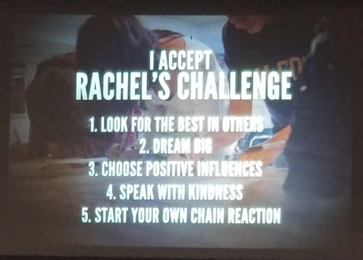 drkylejones's tweet photo. Rachel's Challenge https://t.co/vYz5Woofd3 https://t.co/7X564Kx6Cq