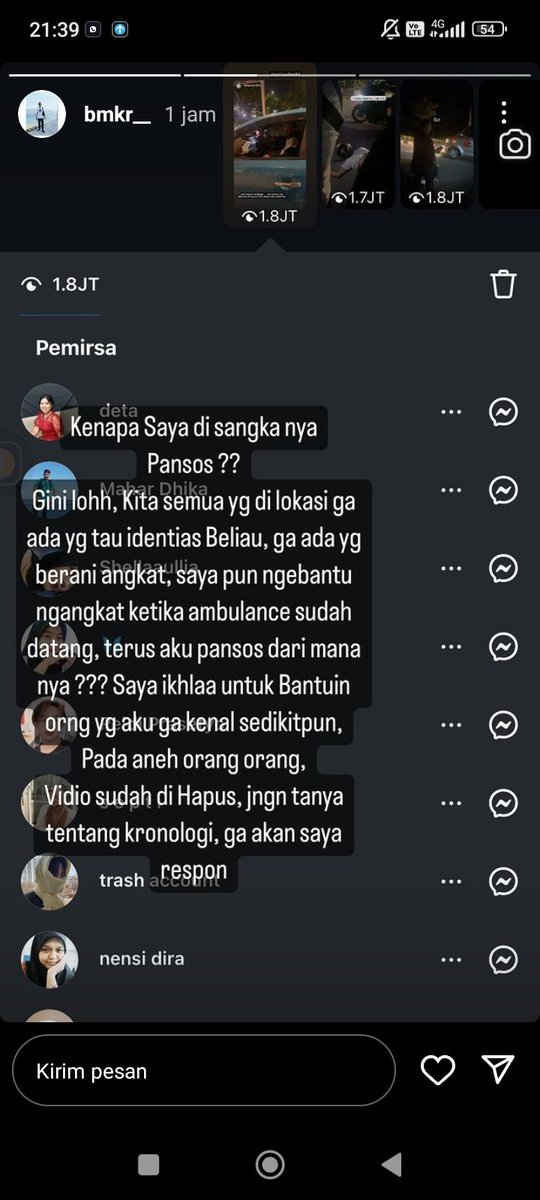 shezany_sue's tweet photo. @cingreborn Baca. Gak semua orang tau selebgram/artis indo. Gue pun juga gatau dali dali siapa, tau pas viral kecelakaan ini. 

Dia juga ngebantu, lo boleh cing bantu orang sana-sini, tapi liat juga sisi lain. Dia juga ngehapus ketika udah dikasih tau identitas alm. https://t.co/6PlKKQ96rx