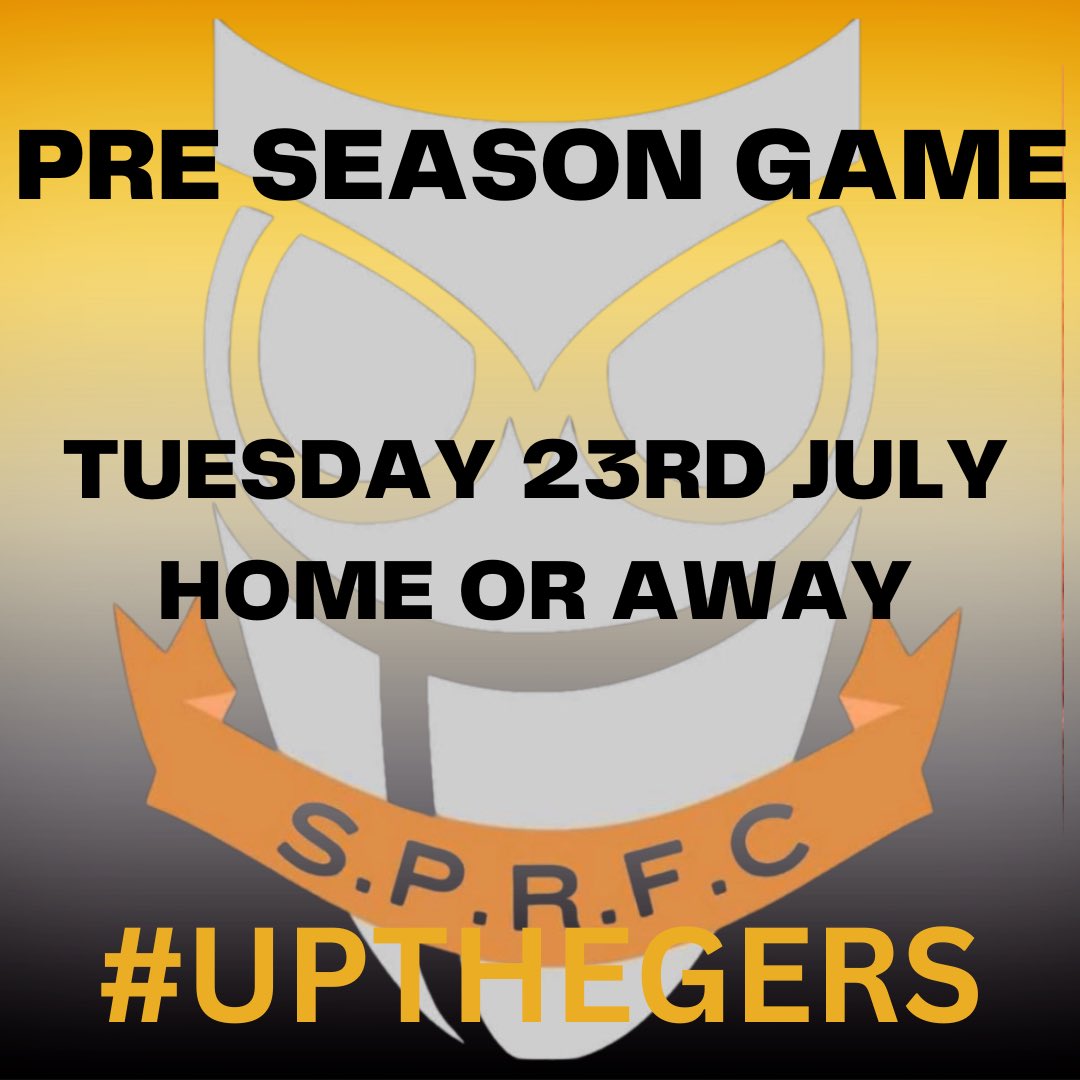 SPRFC (@sprfc) on Twitter photo We are looking for a game on Tuesday night willing to travel Standish/Leigh/Wigan or we can host 6.30ko anyone free let me know 🫡 <a href="/LancsFriendlies/">Lancs Friendlies</a> We are looking for a game on Tuesday night willing to travel Standish/Leigh/Wigan or we can host 6.30ko anyone free let me know 🫡 <a href="/LancsFriendlies/">Lancs Friendlies</a>