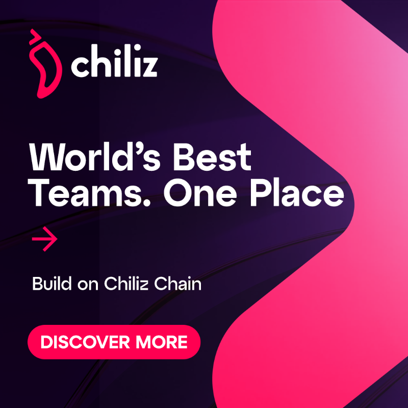 Chiliz's tweet photo. Join the one and only Sports Blockchain - Chiliz. Build your tech on the Chiliz Chain and get access to 70+ world-class sports brands⚽🏆