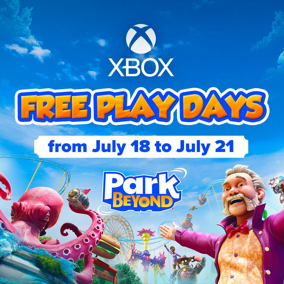 Park Beyond (@parkbeyondgame) on Twitter photo It's that time again, Visioneers!
<a href="/XboxGamePass/">Xbox Game Pass</a> Core and Ultimate Members can once again play the full version of Park Beyond for free until July 21st. Have fun! 🎢🙌🎮 It's that time again, Visioneers!
<a href="/XboxGamePass/">Xbox Game Pass</a> Core and Ultimate Members can once again play the full version of Park Beyond for free until July 21st. Have fun! 🎢🙌🎮