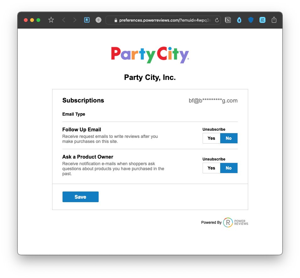 billflemng's tweet photo. Dear @PowerofReviews– 

Do does Yes mean No, and No means Yes to receive or unsubscribe? 

Confused,
Bill https://t.co/uxJvocBhuk