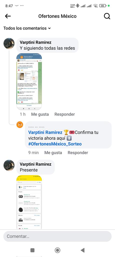 VarptiniRamirez's tweet photo. @OfertonesMex 

Disculpa pero en Facebook como siempre hay gente tratando de hacerce pasar con ustedes será mejor que avisen a sus suscriptores https://t.co/oRDmx9amB8