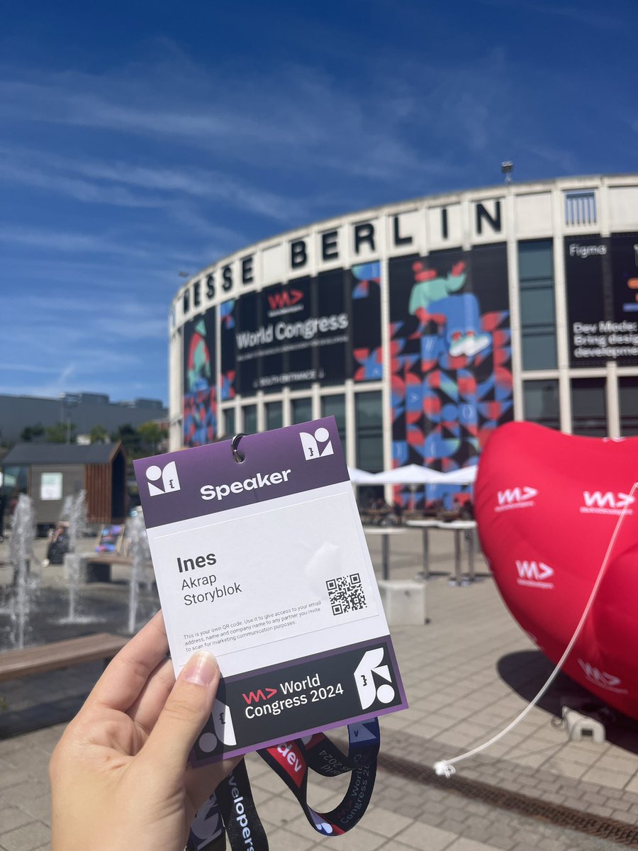 Ines Akrap (@inesakrap) on Twitter photo Back at the <a href="/WeAreDevs/">WeAreDevelopers</a> World Congress 😍 Catch my talk on W3C Sustainable Web Guidelines today on Stage 11 at 5:30 🌱💻 Back at the <a href="/WeAreDevs/">WeAreDevelopers</a> World Congress 😍 Catch my talk on W3C Sustainable Web Guidelines today on Stage 11 at 5:30 🌱💻