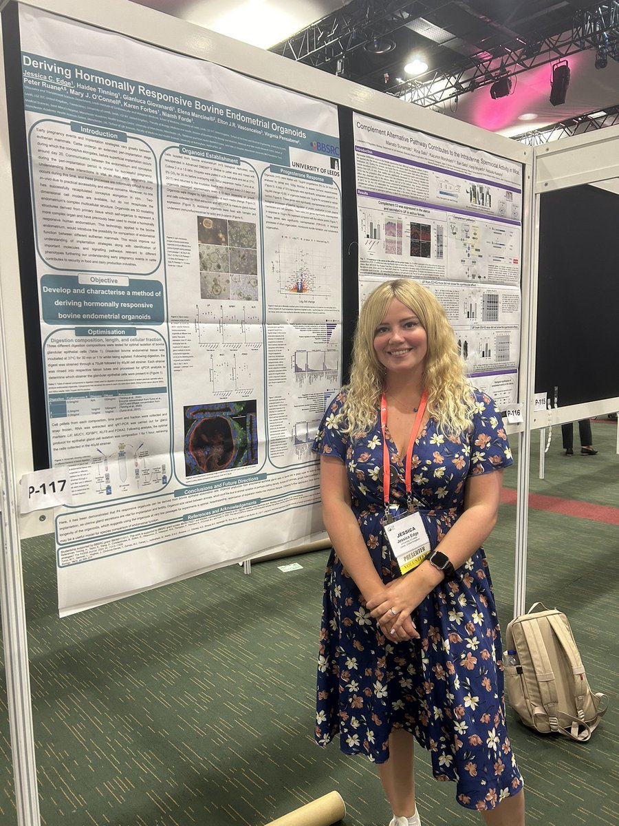 Delighted to be presenting my poster on bovine organoids at <a href="/SSRepro/">SSR</a> tomorrow! Poster number 117 - come and have a chat at the Friday morning poster session! #SSR24
