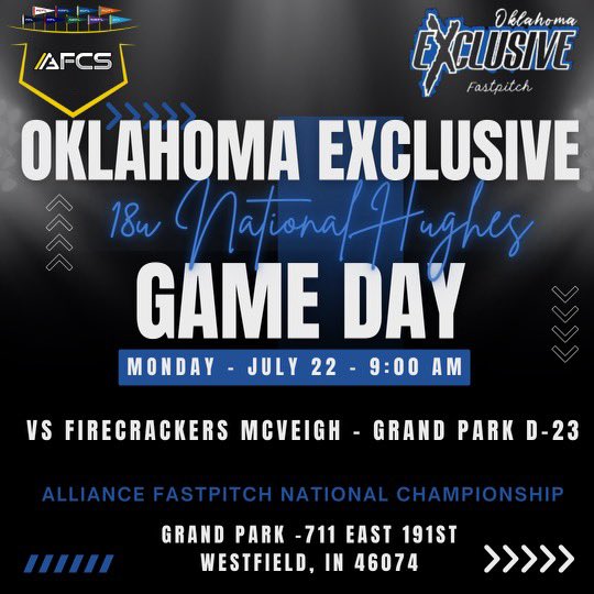One more tournament before school ball! <a href="/OKExclusiveSB/">OK Exclusive Softball</a> heads to Indiana next week! Region 12 bracket play begins Monday!

<a href="/OCeaglesSB/">OC Softball</a> <a href="/ShaleeRodriguez/">Shalee Rodriguez</a> <a href="/EState_Softball/">Emporia State Softball</a>