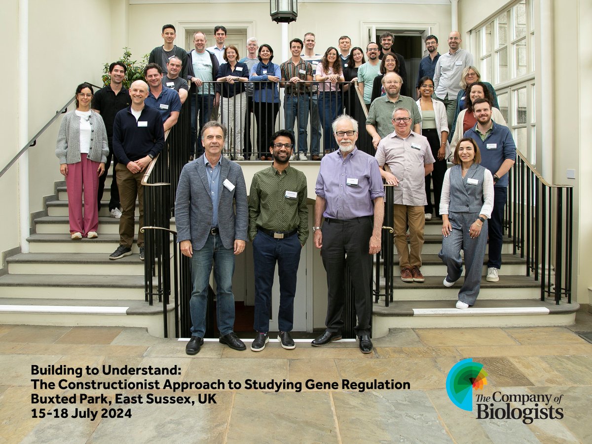 The Company of Biologists (@co_biologists) on Twitter photo Thank you to organisers Jef Boeke <a href="/JefBoeke/">Jef Boeke</a>, Stefan Mundlos <a href="/StefanMundlos/">Stefan Mundlos</a> & Sudarshan Pinglay <a href="/sudpinglay/">Sudarshan Pinglay</a> and everyone who joined us at our 'Building to Understand: The Constructionist Approach to Studying Gene Regulation' Workshop this week.
biologists.com/workshops/july… Thank you to organisers Jef Boeke <a href="/JefBoeke/">Jef Boeke</a>, Stefan Mundlos <a href="/StefanMundlos/">Stefan Mundlos</a> & Sudarshan Pinglay <a href="/sudpinglay/">Sudarshan Pinglay</a> and everyone who joined us at our 'Building to Understand: The Constructionist Approach to Studying Gene Regulation' Workshop this week.
biologists.com/workshops/july…