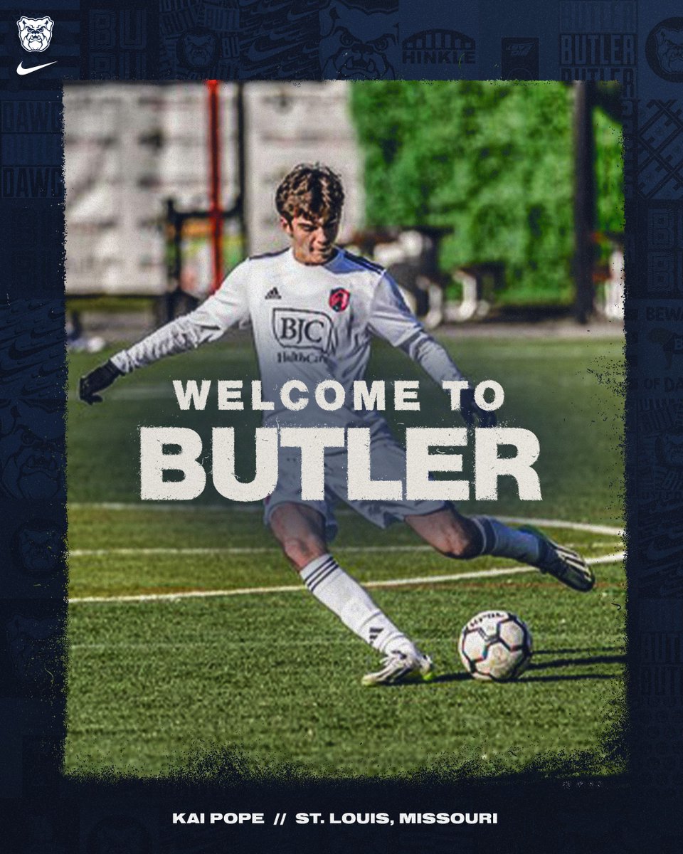 ButlerMSoccer's tweet photo. Also from the St. Louis area, the Butler side welcomes Kai Pope, a midfielder who played for St. Louis City FC.

#ButlerWay https://t.co/YBnXxVDsAR