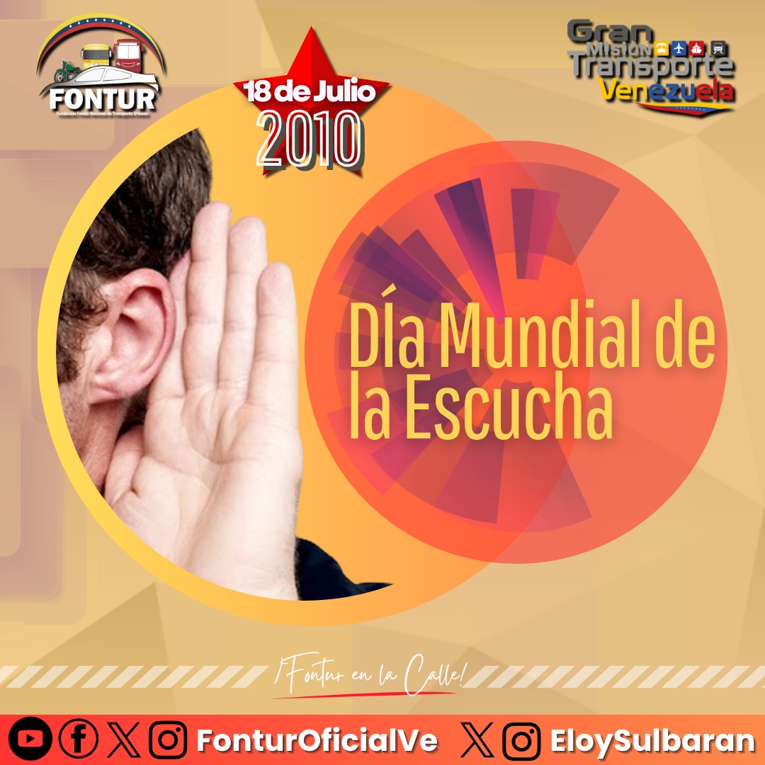 Para reflexionar acerca de cómo los sonidos afectan nuestra vida cotidiana, así como la búsqueda de posibles soluciones a los problemas que generan.

#VenezuelaObrera

<a href="/NicolasMaduro/">Nicolás Maduro</a> 
@rvaraguayan 
<a href="/hectorojasve/">Héctor Rojas</a> 
<a href="/ELOYSULBARAN/">Eloy Chiquitín</a> 
@TransporteGobVe 
<a href="/FonturOficialve/">Fontur</a>