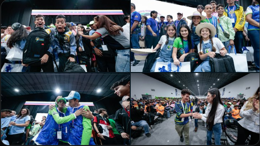 Infocentrolar14's tweet photo. #Entérate | Te presentamos los resultados de la Olimpiada Nacional de Robótica 2024🤖 📷 Más de 500 niños, niñas y jóvenes se congregaron durante dos días para mostrar su talento, ingenio y creatividad.  Más detalles 📷https://t.co/nP0XRs24LI #VenezuelaSegura https://t.co/w7SNLzJcrY