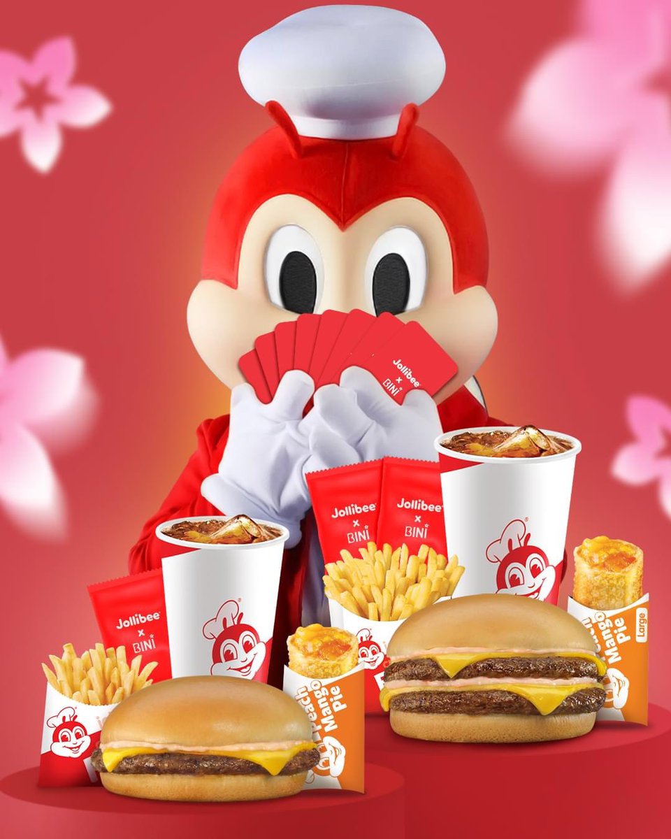 concertnewsph's tweet photo. Jollibee Fan Meet Event with BINI on September 14, 2024! 🌸🍔🍟

Order any of the JolliBINI Meals and get a Limited Edition JolliBINI Photo Card, plus grab the chance to get an Exclusive JolliBINI Photo Card Fan Meet Ticket! Collect all 16 Limited Edition JolliBINi Photo Cards! https://t.co/wYaqo2sK1q