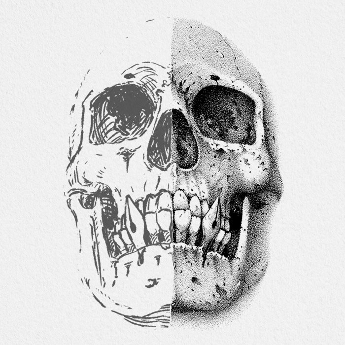 EugenPoe's tweet photo. Here is the difference between sketched and complete graphic

#art #artwork #graphic #drawing #ilustration #design #darkart #skullart #obscureart #darkartwork #darkartist #skull #macabre #horrorart #horror #macabreart https://t.co/m32UpjoqY3
