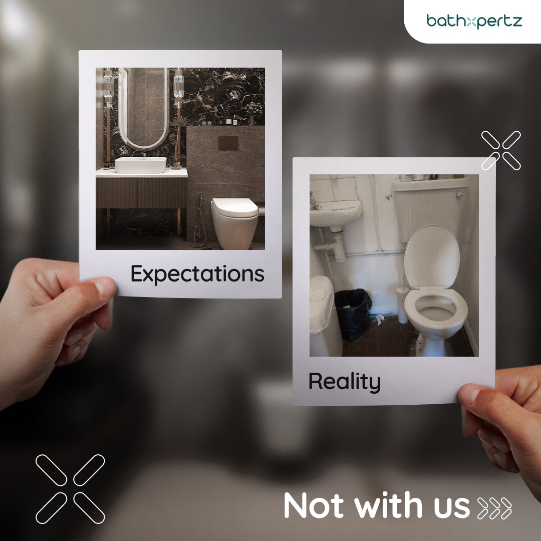 bathxpertz's tweet photo. Dekha kuch, mila kuch? Put an end to compromising on your dream bathroom with us. With an extensive design process, we ensure we never stray away from your vision. 

#bathXpertz #elevateyourescape https://t.co/1dWoZqlzlS