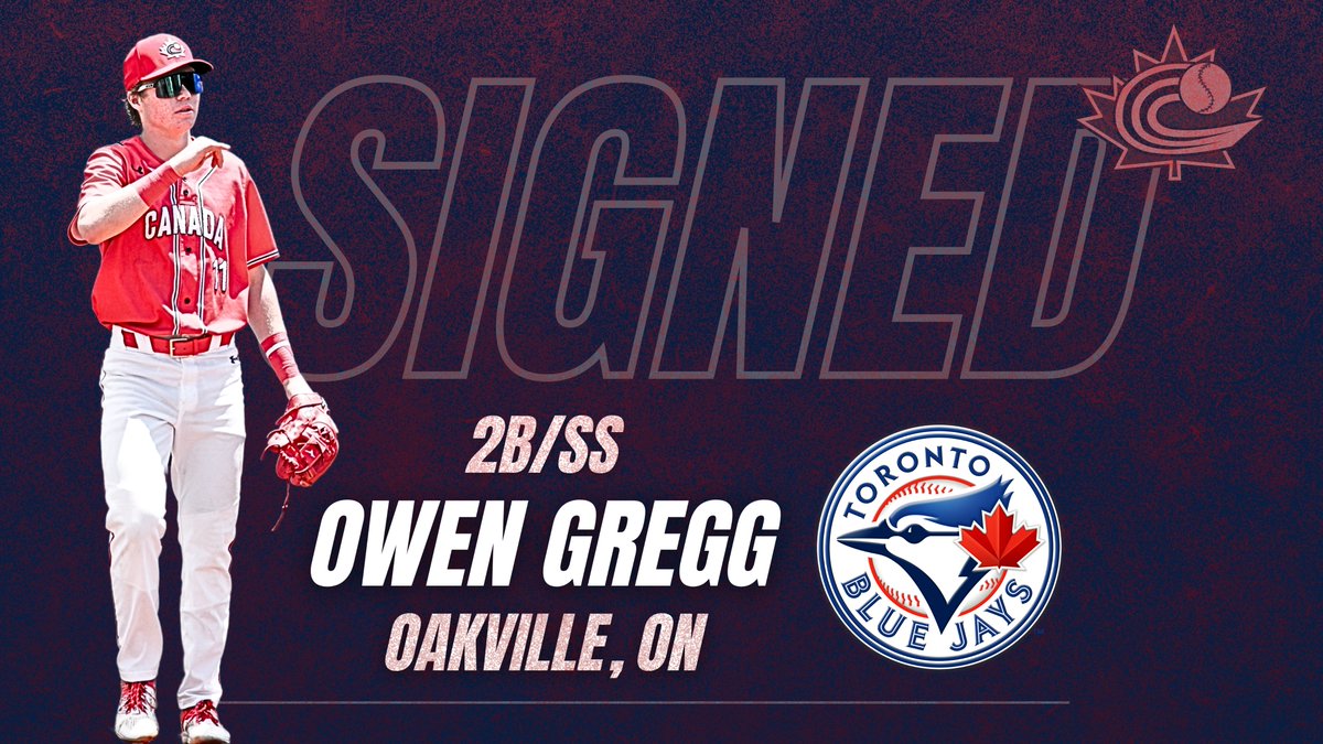 Congratulations to Junior National Team SS Owen Gregg on signing with the Toronto Blue Jays! 

#BaseballCanada | #JNT | #MLB