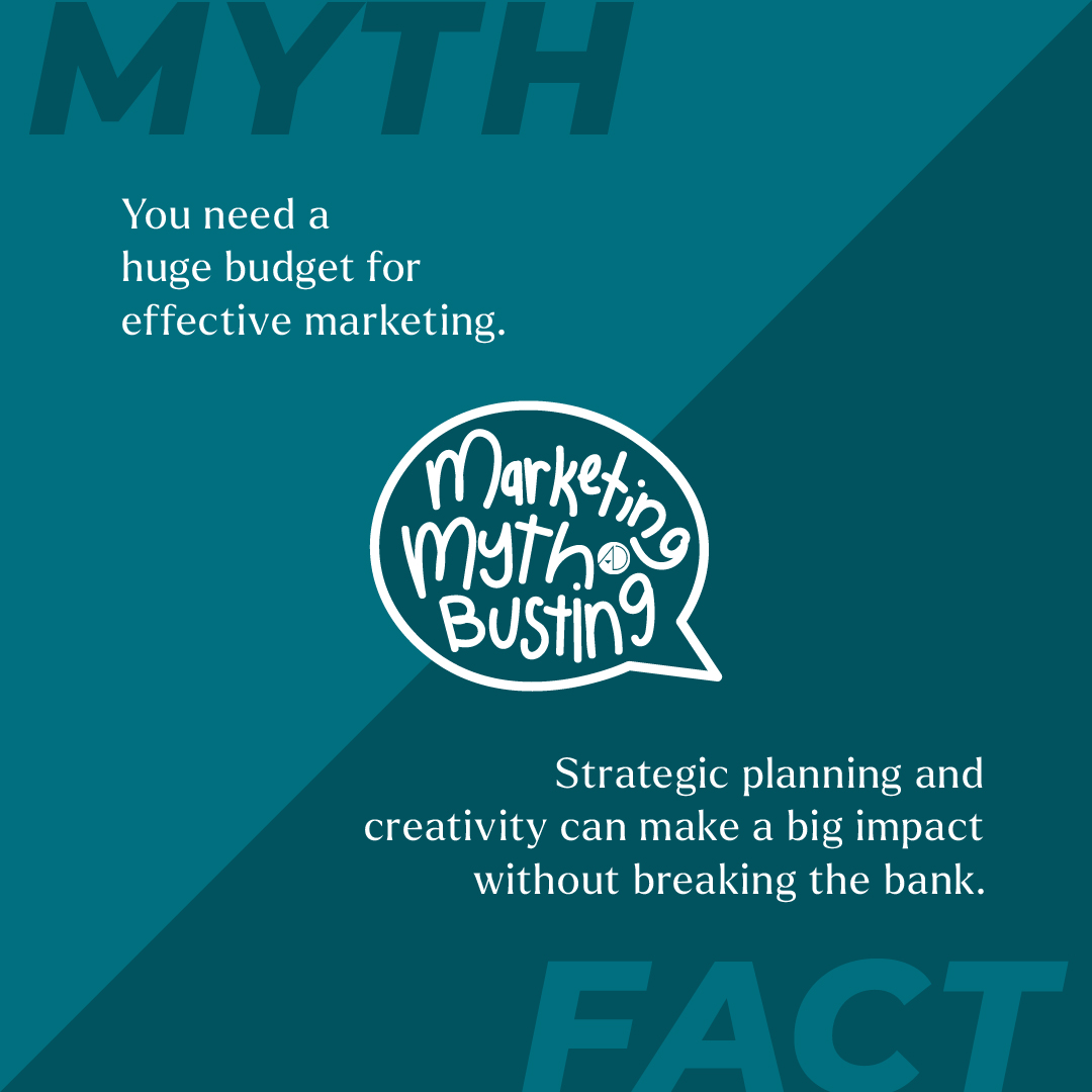 ADsmith417's tweet photo. Myth: You need a huge budget for effective marketing.

Reality: It’s not about how much you have to spend, but how you spend it. Get the right creative message targeted to the right tailored audience, and the results will speak for themselves.

Myth Status: BUSTED https://t.co/BCVOcv3yJT