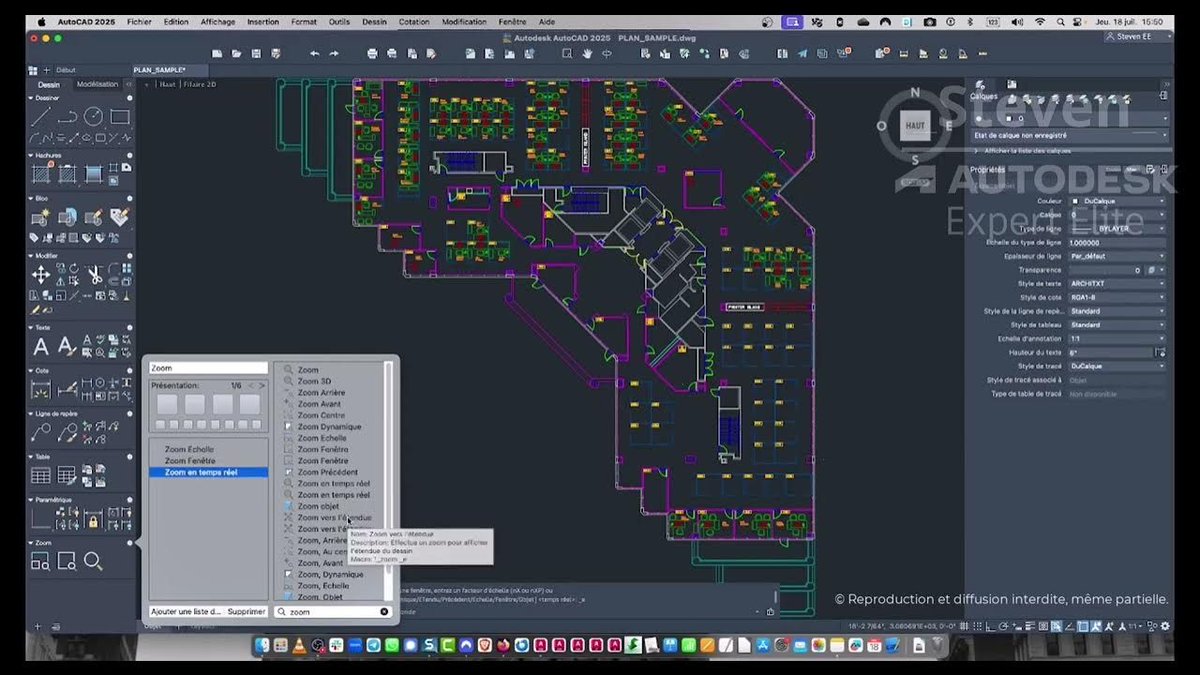 Créer un groupe de fonction "Zoom" sur AutoCAD for mac buff.ly/3WsLiFe #adskComFR #AutodeskCommunityFR