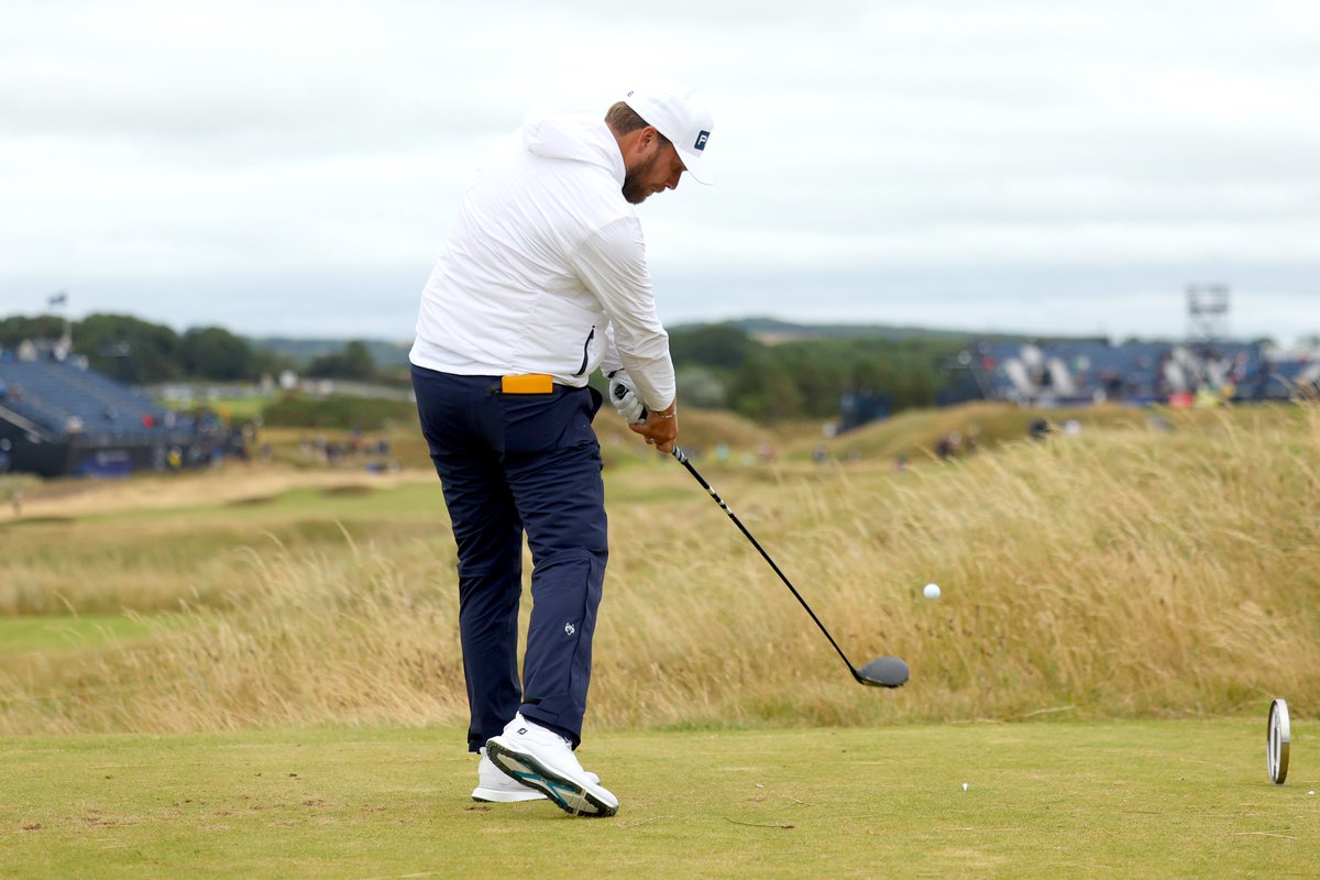 What a debut Open Championship round from <a href="/danbrown212/">Dan Brown</a> who leads after a superb 65.

Pro/SLX...Not just a spikeless for an after work nine! Performance golf shoes designed to cope with whatever the links has to offer. 

footjoy.co.uk/en_GB/men/shoe…