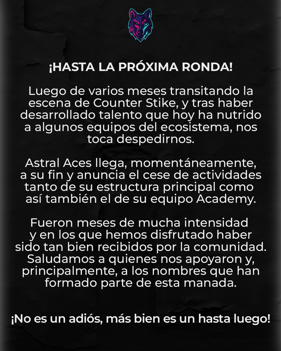 ¡HASTA LA PRÓXIMA RONDA! 🐺