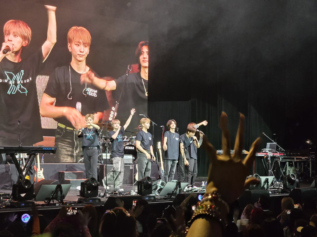 Wonderful night at Xdinary Heroes USA debut at The Wiltern.  They sounded amazing and were so warm and friendly in the VIP interactions.  #XdinaryHeroesinLA