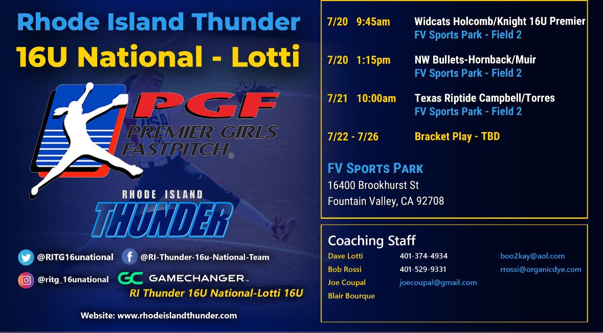 Ali Gill 2026 (@aligill2026) on Twitter photo On my way to PGF!! Can’t wait to hit the field!! Let’s go!!! Come watch us! <a href="/RITG16unational/">RI Thunder Gold 16u National- Lotti</a> <a href="/BobRossiRITG/">Bob Rossi</a> <a href="/thunderjam134/">dave lotti</a> <a href="/HopsAP/">HopsAP</a> <a href="/ExtraInningSB/">EXTRA INNING SOFTBALL</a> <a href="/BrenttEads/">Brentt Eads</a> On my way to PGF!! Can’t wait to hit the field!! Let’s go!!! Come watch us! <a href="/RITG16unational/">RI Thunder Gold 16u National- Lotti</a> <a href="/BobRossiRITG/">Bob Rossi</a> <a href="/thunderjam134/">dave lotti</a> <a href="/HopsAP/">HopsAP</a> <a href="/ExtraInningSB/">EXTRA INNING SOFTBALL</a> <a href="/BrenttEads/">Brentt Eads</a>