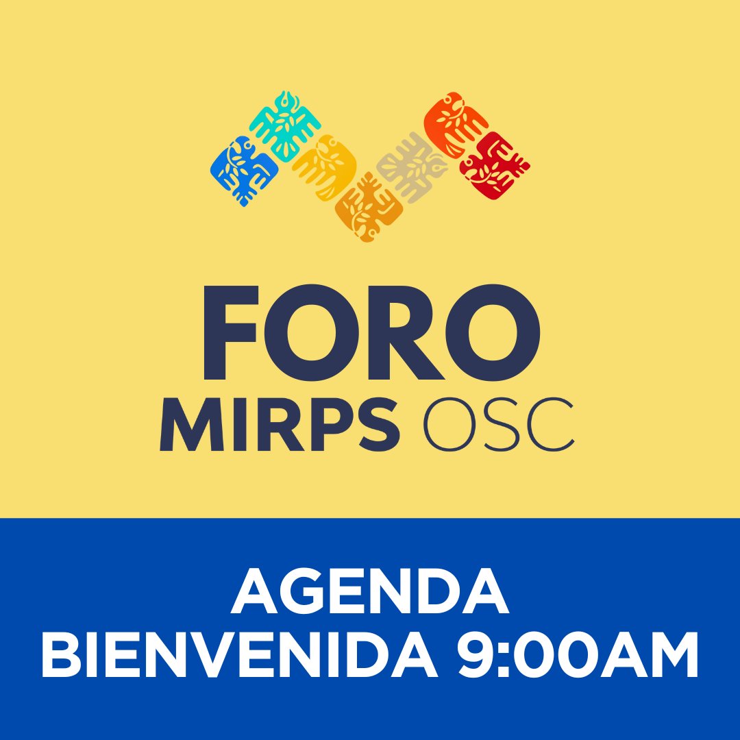 OSCMirps's tweet photo. ¡ATENCIÓN! El 22 y 23 de julio es el FORO MIRPS OSC 🌈✨
Te compartimos la agenda del Foro.
Te recordamos que tendremos transmisión por esta página
¡Te esperamos! https://t.co/LJImVyL74p