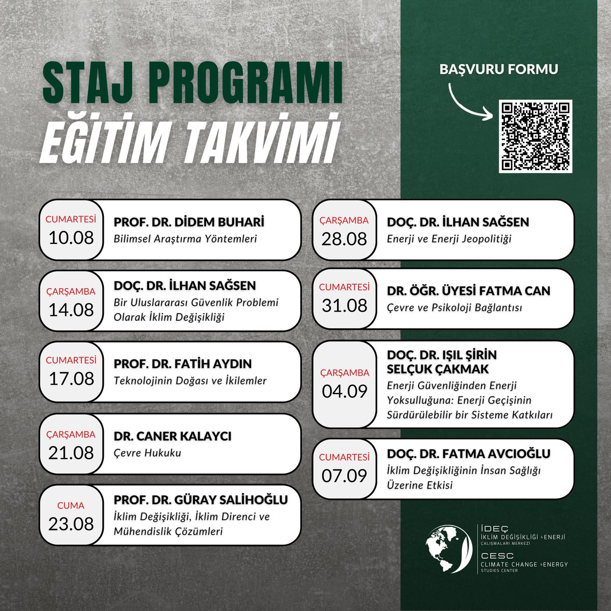 cescenter's tweet photo. 📢🌍İDEÇ III. Staj Programı başvuruları başladı! 📢🌍

📅Son Başvuru Tarihi: 09 Ağustos
📅Staj Başlangıç Tarihi: 10 Ağustos
📝Başvuru Formu: https://t.co/YY5twUf6v6

Başvuru Formuna ulaşmak ve program hakkında bilgi almak için https://t.co/lZoYubUFQY'u ziyaret edebilirsiniz! https://t.co/JYWYvwaJw4