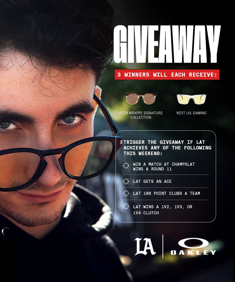 LA Thieves <a href="/oakley/">Oakley</a> Champs GIVEAWAY

To Enter:
✗ Like + RT
✗ Follow <a href="/LAThieves/">LA Thieves</a> and <a href="/oakley/">Oakley</a>
✗ Reply with : 🏆