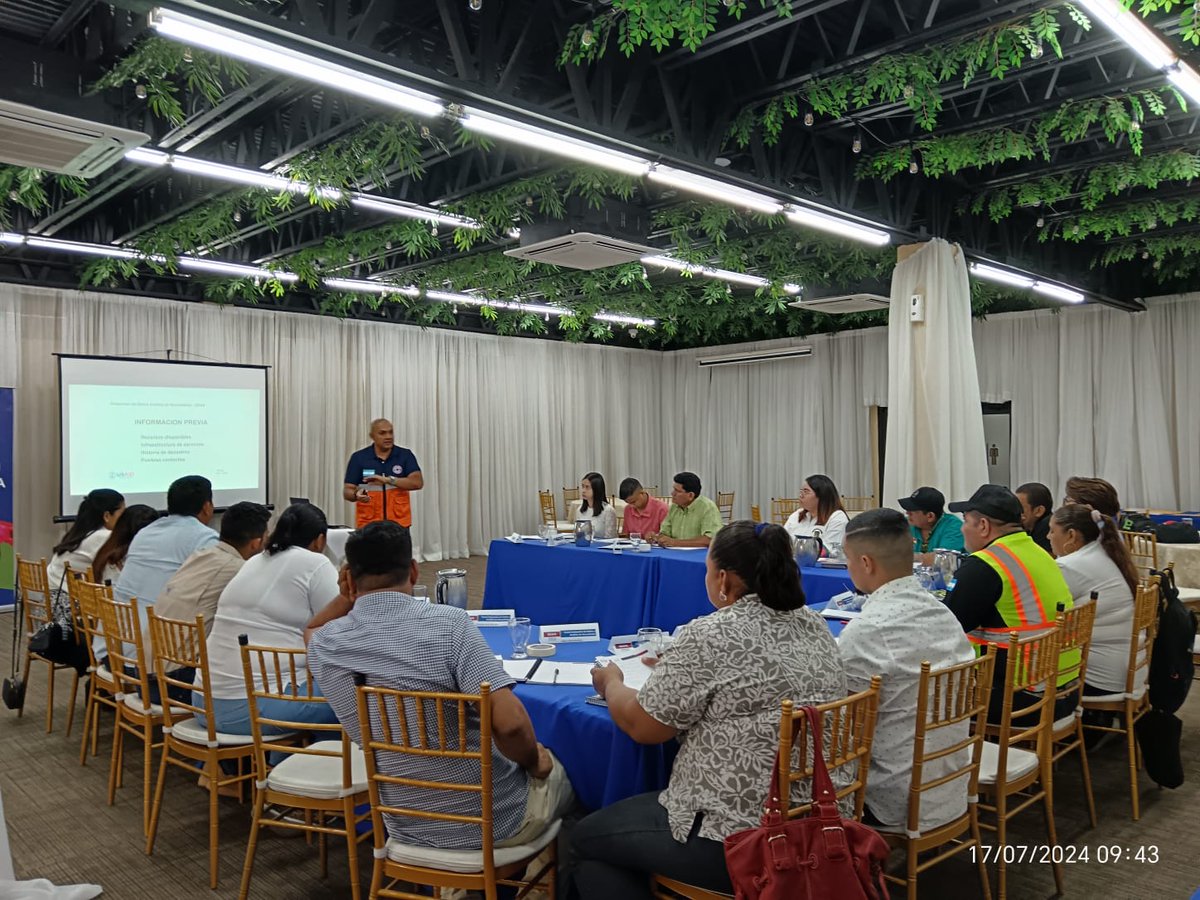 En SPS, Cortés:

Técnicos de #CENICAC de esta Secretaría de Estado, en el marco del Proyecto de Adaptación Climática financiada por <a href="/USAIDHonduras/">USAID Honduras</a> -DAI, capacitaron en EDAN a los Codem de Pimienta y San Manuel, #PrevenirEsVivirHn