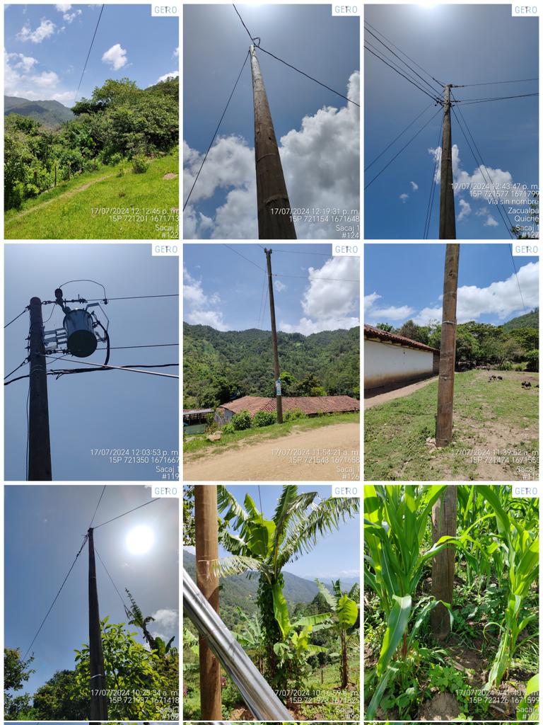 El invierno, hace contraste con la Electrificación Rural.