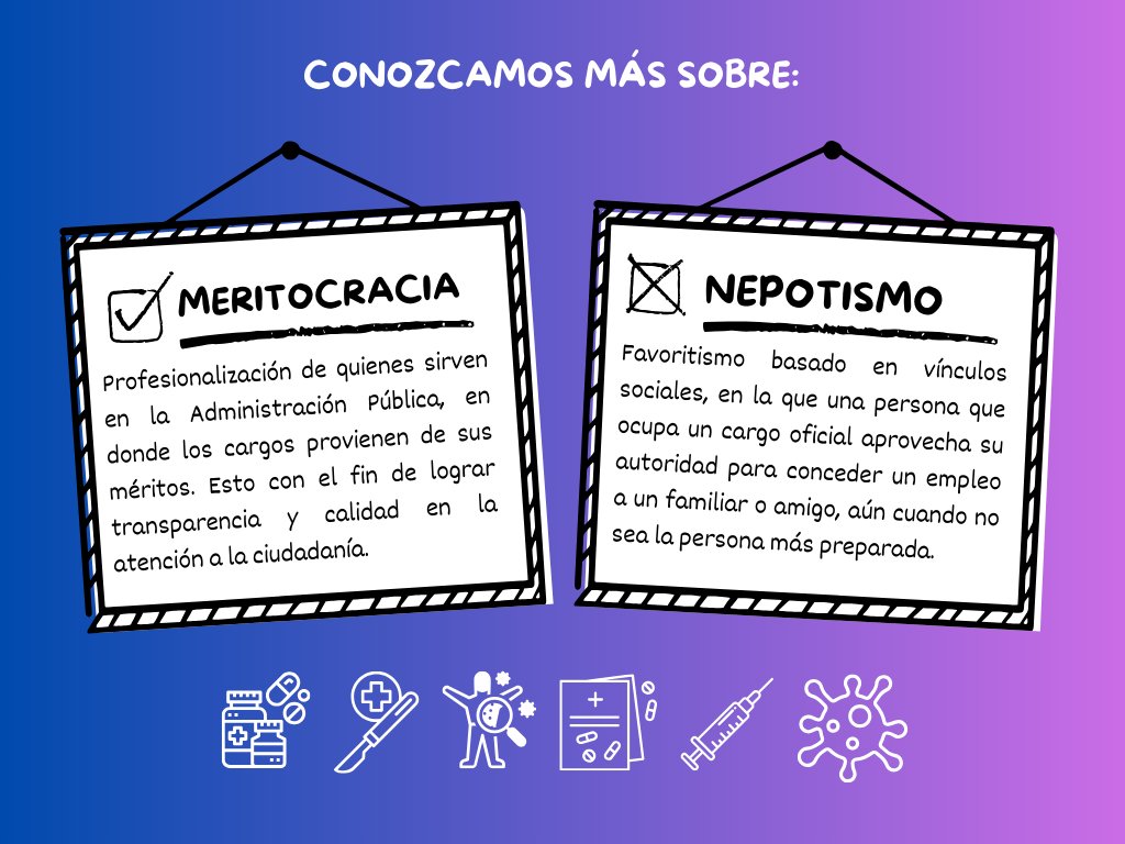 Fundación Meridiano invita a conocer más sobre el modelo de MERITOCRACIA, y lo contrario que comprende el NEPOTISMO, actividad enmarcada dentro del fenómeno de la corrupción.

#SomosMeridiano
#Transparencia 
#Integridad
#Honestidad
#Ecuador