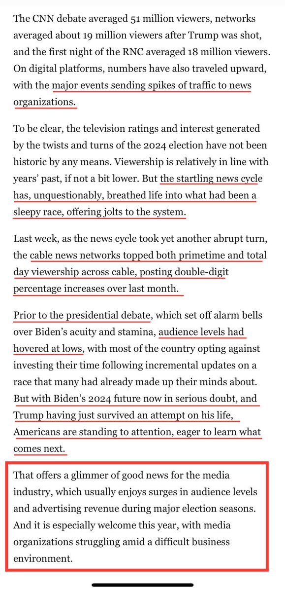 MsMalarkey24's tweet image. Welp at least @oliverdarcy is being honest about what @CNN is doing &amp;amp; why. (💰💰💰💰💰💰, duh.)

——

Turn ‘em off &amp;amp; tune it out.🧘🏻‍♀️🎶☀️🪷

——

When you’re ready, #GoogleProject2025 &amp;amp; spread the word about #TrumpsProject2025.

TrumpsProject2025.com

——

cnn.com/2024/07/18/med…