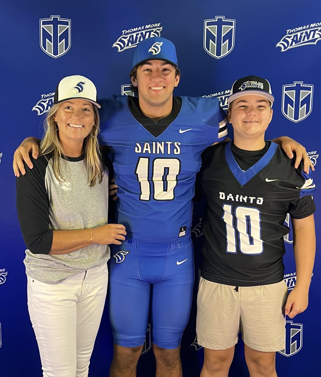 Parker Elam (@parker_elam) on Twitter photo After a great visit and conversation with <a href="/CoachNorwell/">Chris Norwell</a> I am very excited to announce my first offer to <a href="/TMU_Football/">Thomas More Football</a> #GoSaints
<a href="/CoachBZink/">Brad Zink</a> <a href="/coachcusickTM/">Kevin Cusick</a> <a href="/LakotaEastFB/">Lakota East Football</a> <a href="/bigben4856/">Ben Wotawa</a> After a great visit and conversation with <a href="/CoachNorwell/">Chris Norwell</a> I am very excited to announce my first offer to <a href="/TMU_Football/">Thomas More Football</a> #GoSaints
<a href="/CoachBZink/">Brad Zink</a> <a href="/coachcusickTM/">Kevin Cusick</a> <a href="/LakotaEastFB/">Lakota East Football</a> <a href="/bigben4856/">Ben Wotawa</a>