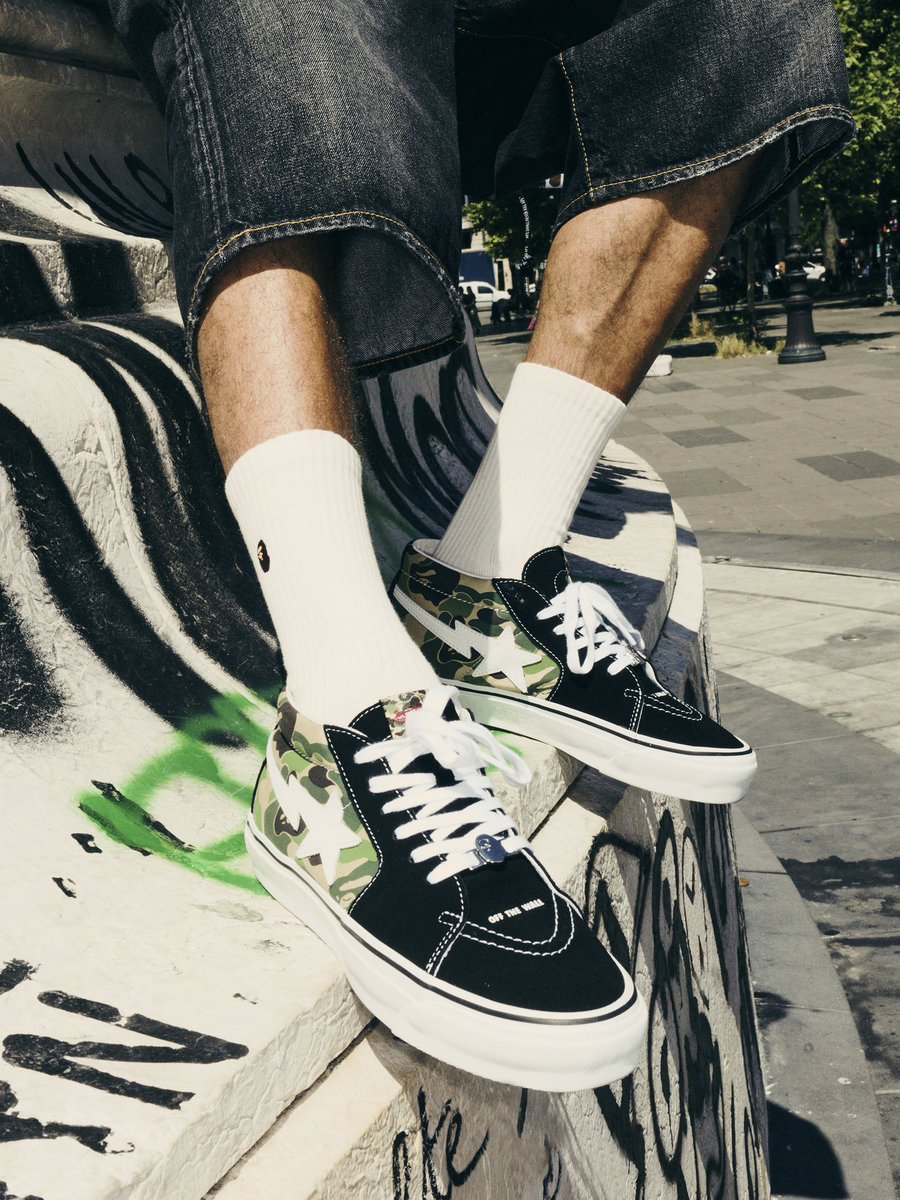 RapMais's tweet photo. 🚨BAPE x VANS em breve 👀😳 https://t.co/lsg6vZdT56