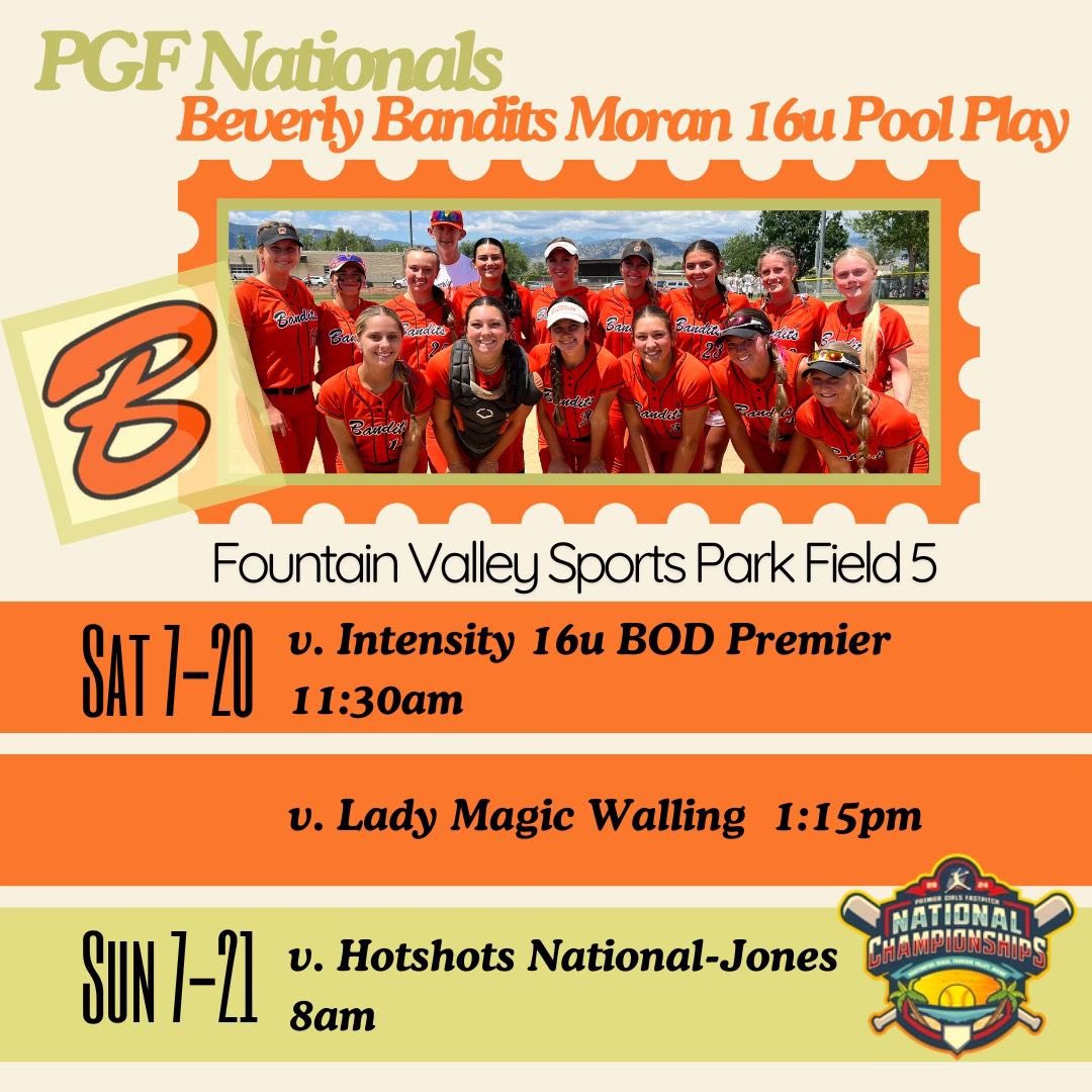 PGF Nationals here we come!!
Hope to see you there!🧡🖤