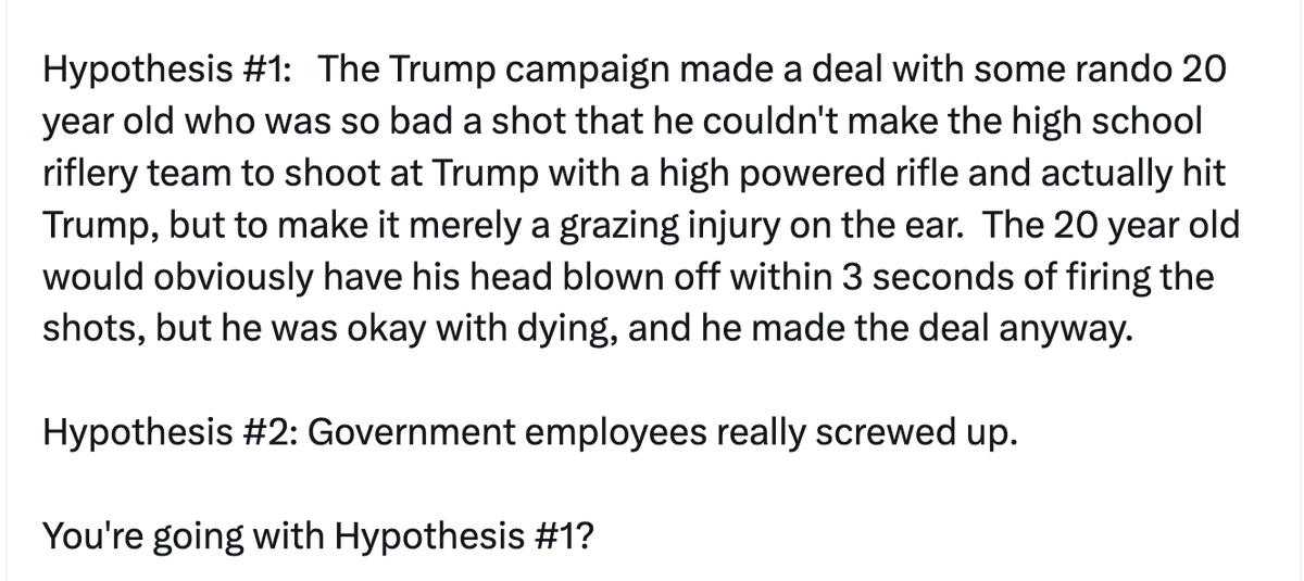 Scott_Wortley's tweet photo. This thread by a british comedian which is from someone who proclaims they hate conspiracy theories while conspiracy theorising would benefit from brief (any?) consideration of the question from Prof @orinkerr https://t.co/vrAq94NlNN