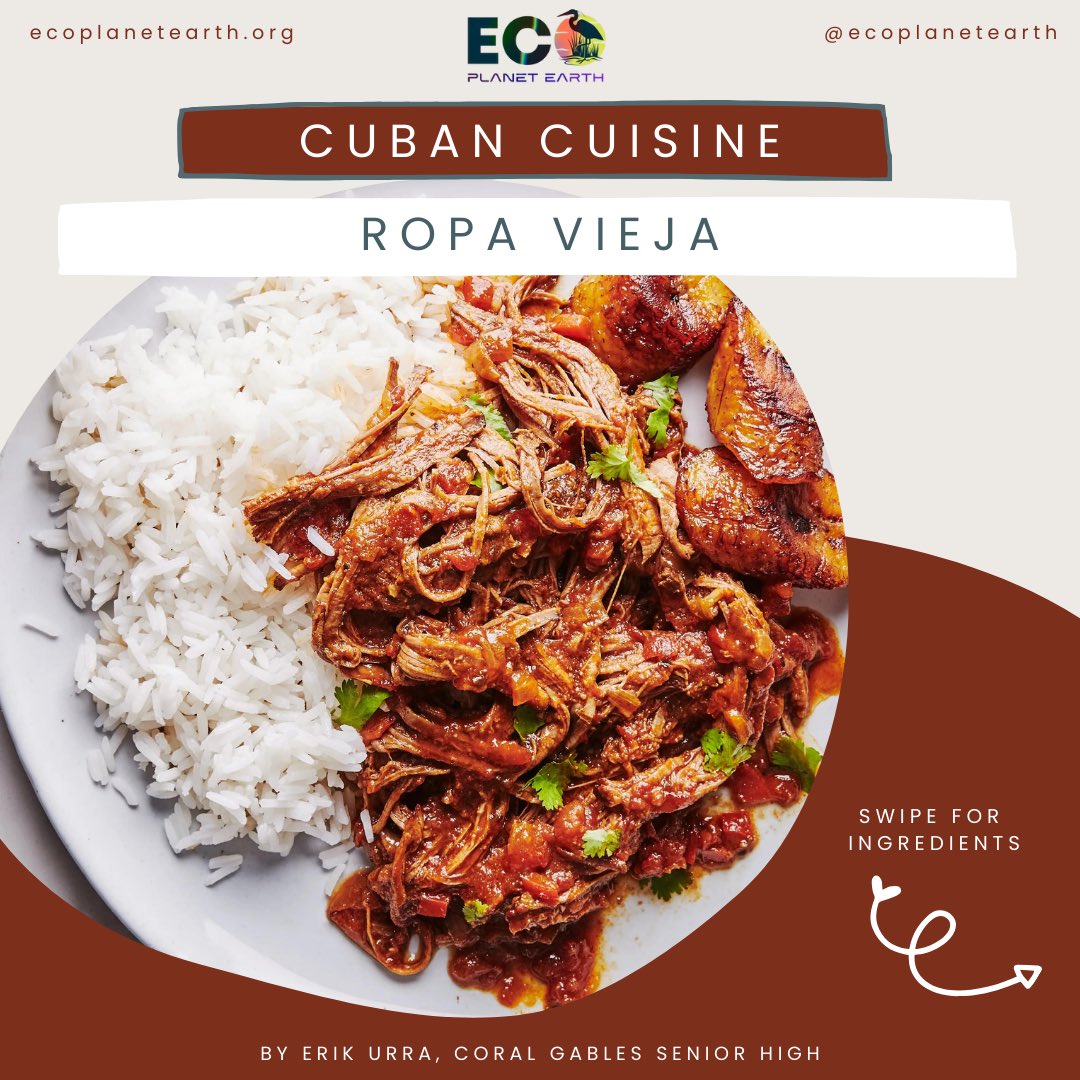 erikurra_'s tweet photo. A Ropa Vieja recipe that will transport your taste buds to the vibrant streets of Havana! 🇨🇺

A classic Cuban dish made with love.

#RopaVieja #CubanCuisine #Foodie #HomeCooking #RecipeInspo #TraditionalFoods https://t.co/PMjDzXbSOP