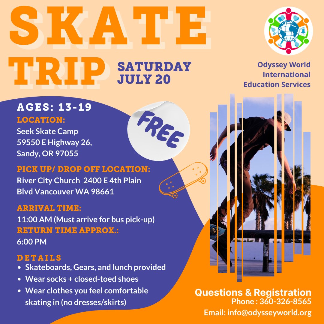 OWIES is hosting a FREE skateboarding trip for BIPOC teenagers at the Seek Skate Camp. Local professionals will be there to help you learn new tricks or master your skills. All Gear and Lunch is Provided! Spots are limited. visit linktr.ee/owies to register