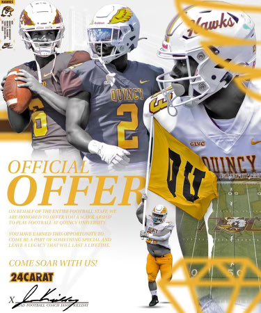 Snook4Six's tweet photo. Quincy Offer! #GBG https://t.co/b4BfcRN95L