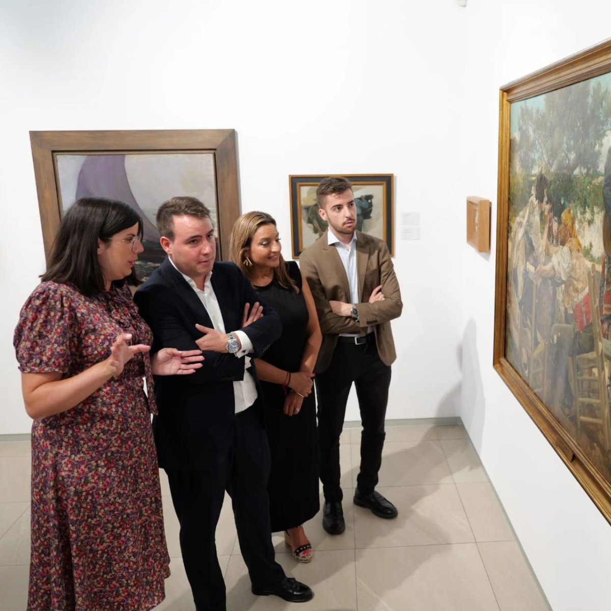 dipalme_almeria's tweet photo. 🌟🖼️ El MUREC se viste de gala para la inauguración de su primera colección temporal, 'Sorolla y el renacimiento de la pintura valenciana'.

🎉 Así, comienzan por todo lo alto una programación de exposiciones.

🗣️ El vicepresidente, Fernando Giménez, ha sido partícipe del acto. https://t.co/Tsam8Cg7P4